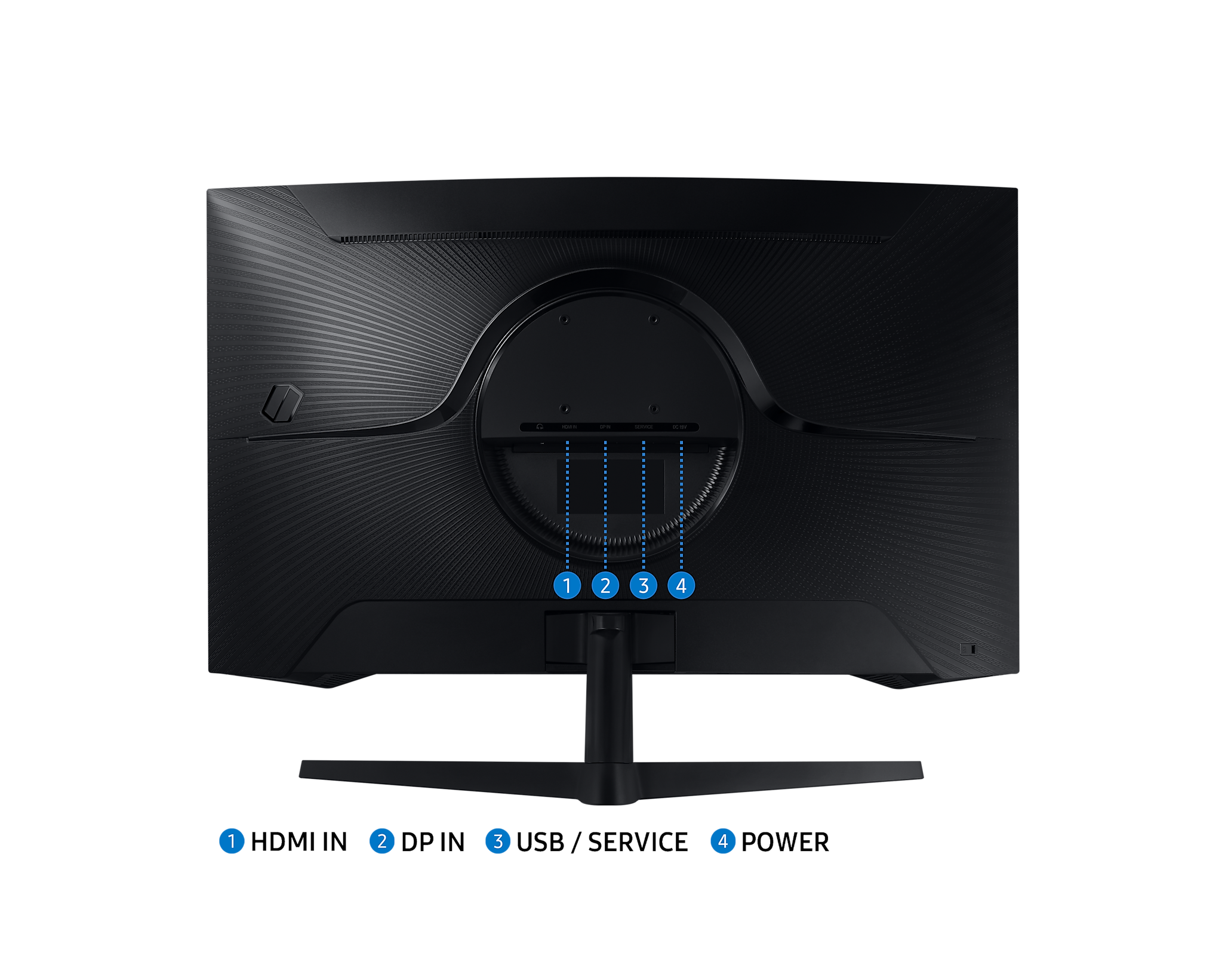 Samsung 32'' Curved Gaming Monitor Odyssey G55C 2560x1440 165Hz LS32CG552EUXXU (New)