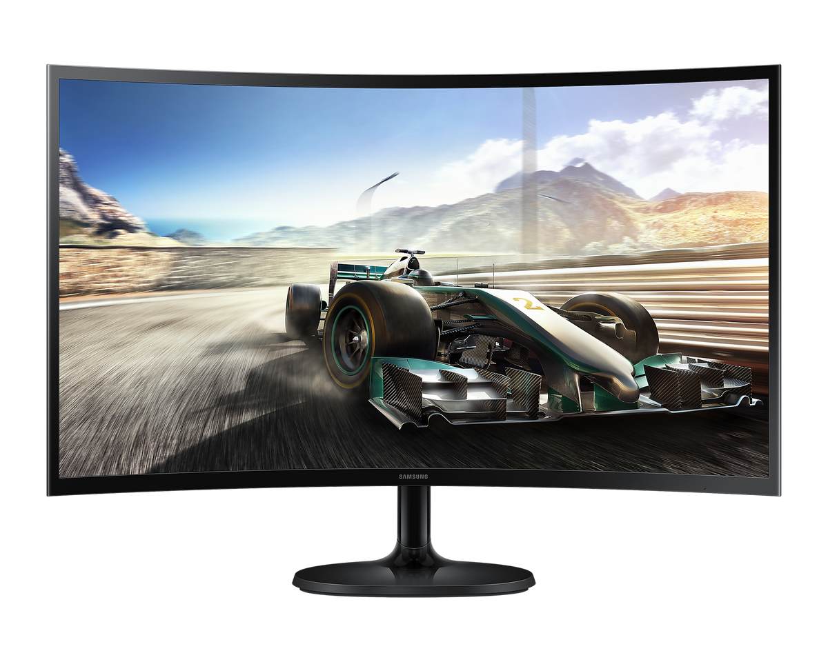 Samsung 27'' Curved Monitor FullHD 100Hz 1920x1080 HDMI VGA LS27D360GAUXXU (Renewed)