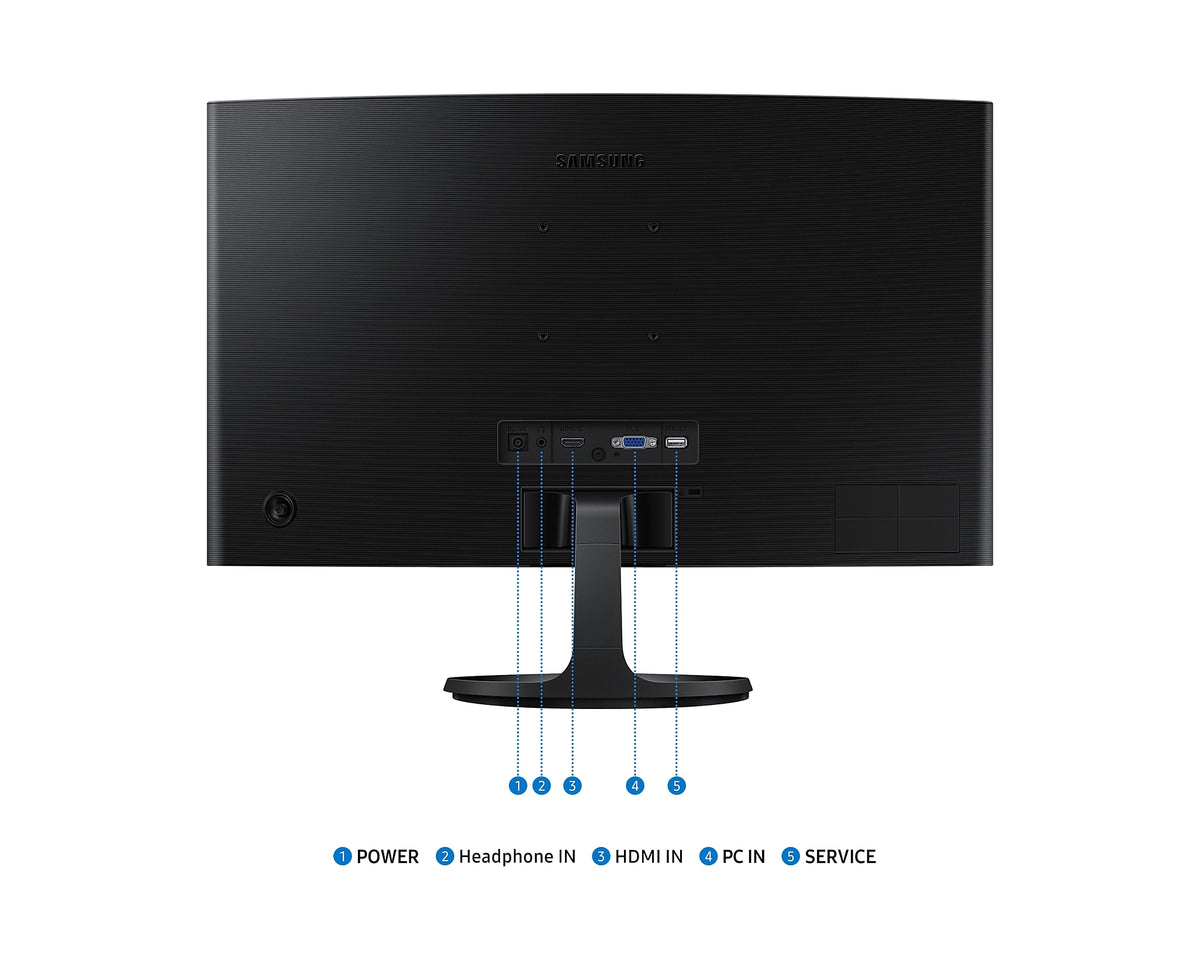 Samsung 24'' Curved Monitor FHD 100Hz 1920x1080 HDMI VGA LS24D360GAUXXU (New)