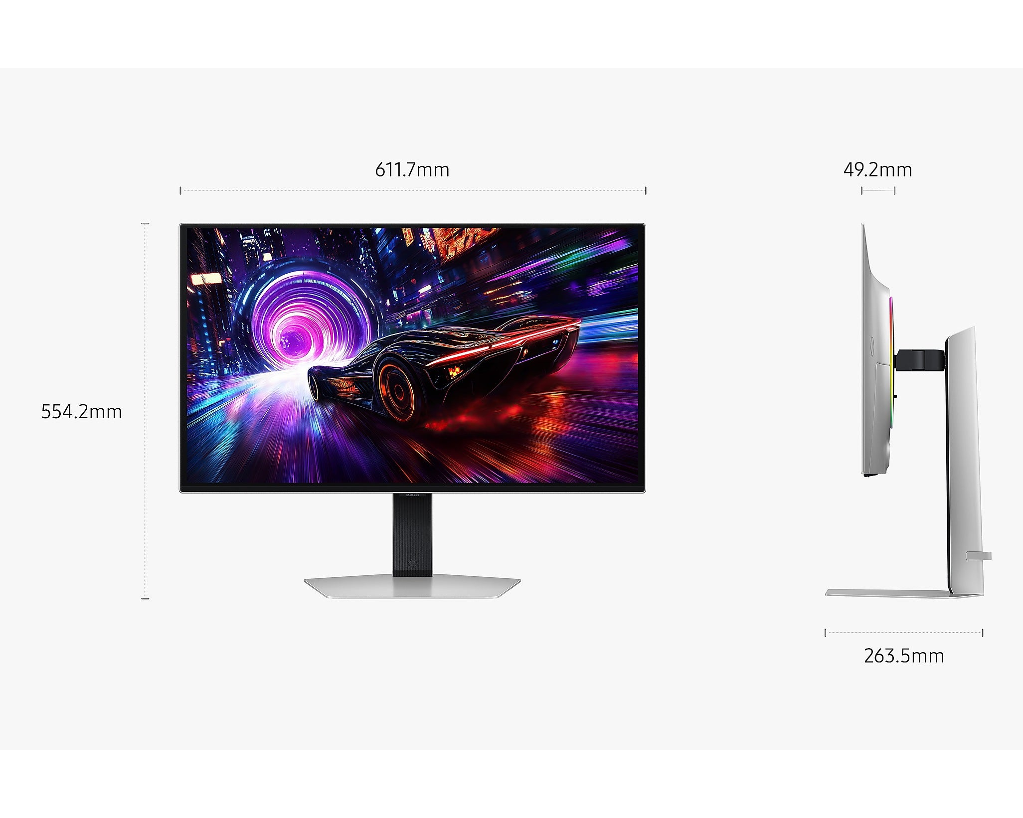 Samsung 27'' Gaming Monitor Odyssey OLED G81SF 240Hz 3840x2160 LS27FG810SUXXU (Renewed)