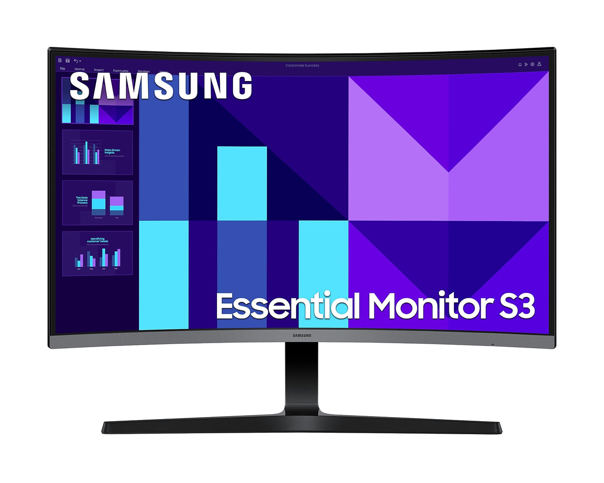 Samsung 27'' Curved Monitor S39GD Full HD With Speakers LS27D396GAUXXU (Renewed)