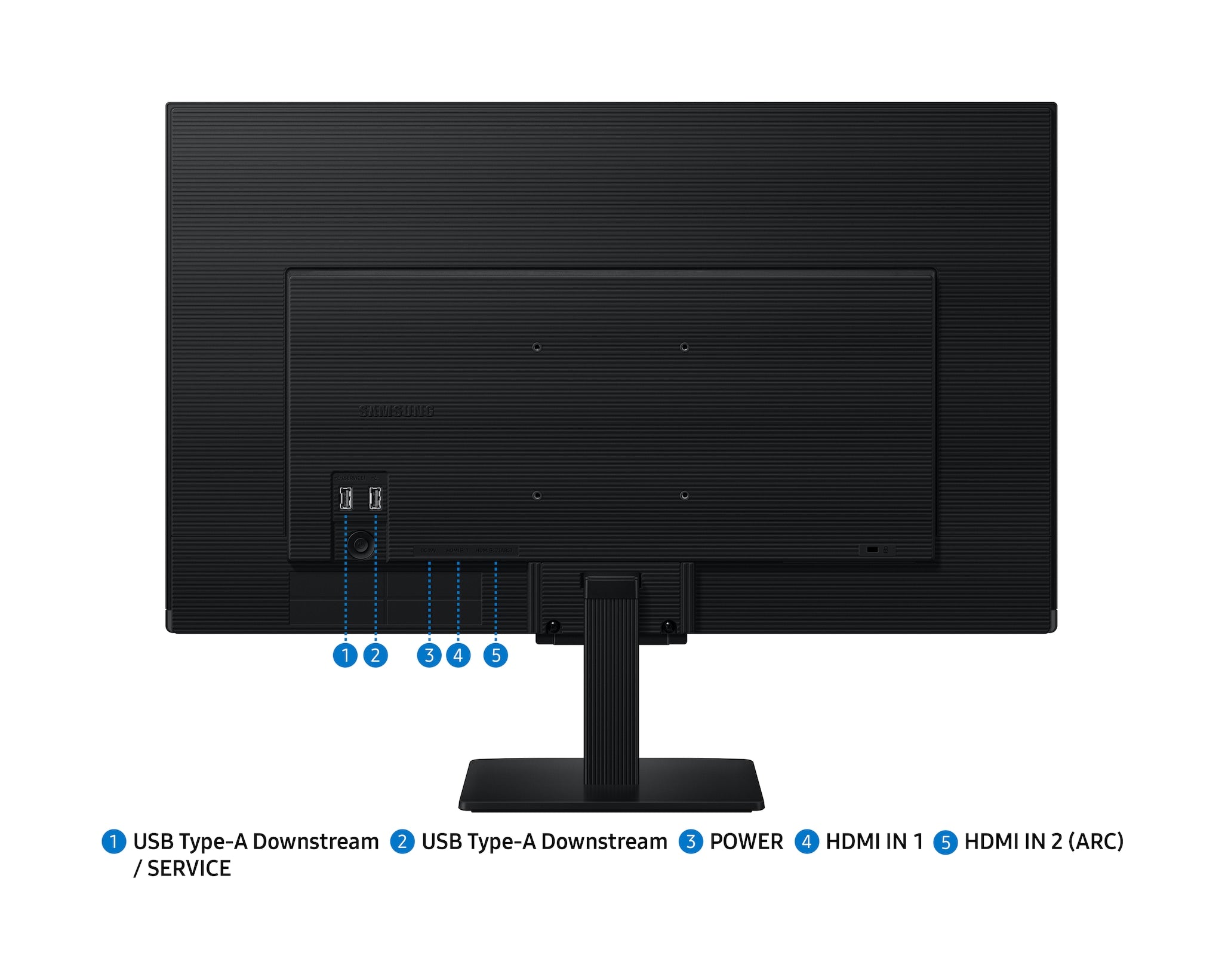 Samsung 27'' Smart Monitor M5 M50F FHD With Speakers 1920x1080 LS27FM500EUXXU (New / Open Box)