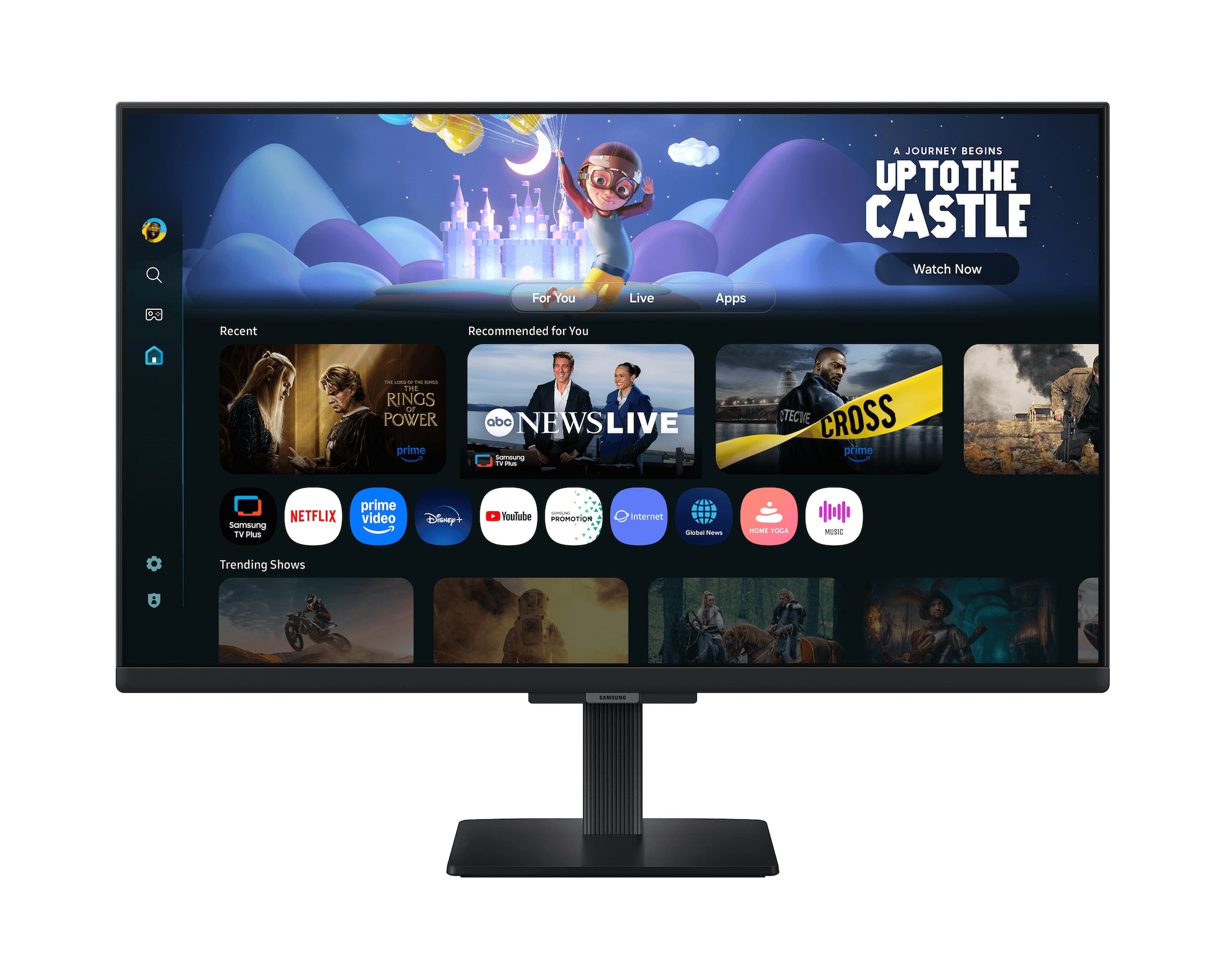 Samsung 27'' Smart Monitor M5 M50F FHD With Speakers 1920x1080 LS27FM500EUXXU (New / Open Box)