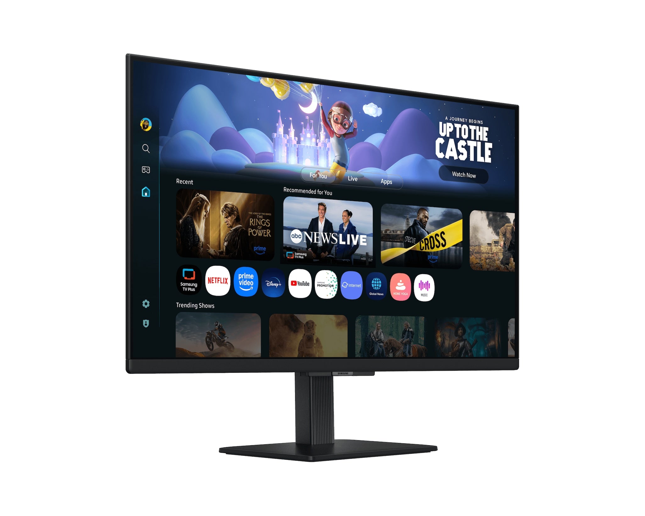 Samsung 27'' Smart Monitor M5 M50F FHD With Speakers 1920x1080 LS27FM500EUXXU (New / Open Box)