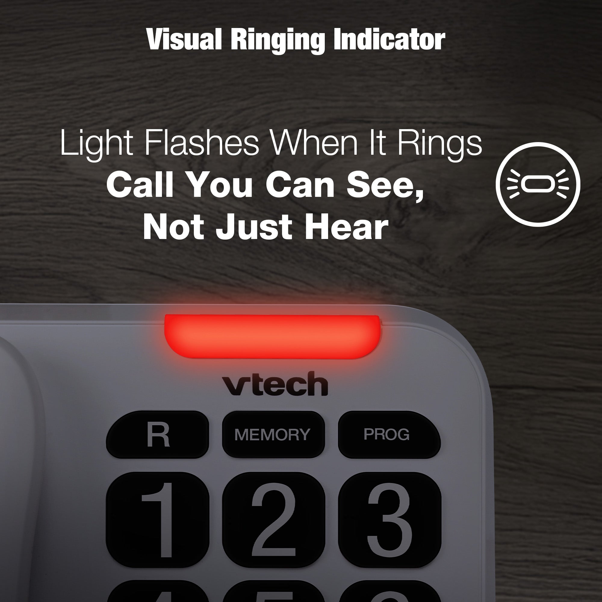 VTech SA3100 Corded Phone with Big Buttons For Elderly Speed Dial Speakerphone (Renewed)