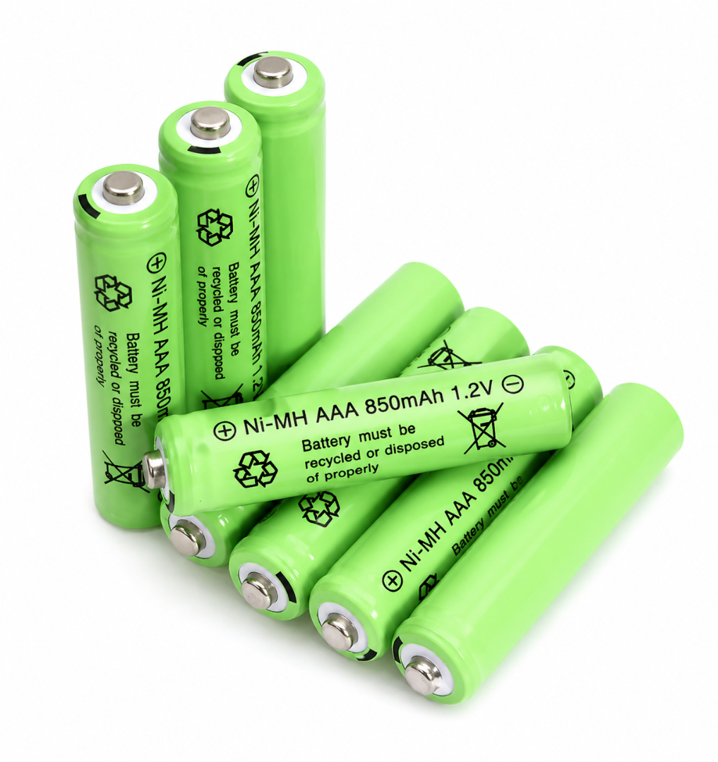 Rechargeable Batteries AAA Ni-MH 850mAh 1.2V Replacement For Cordless Phones Pack of 8