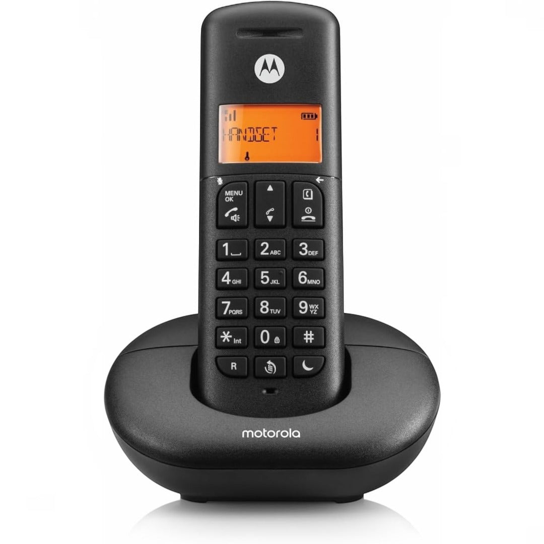 Motorola E201 Digital Cordless Phone Call Blocking Do Not Disturb Button (Renewed)