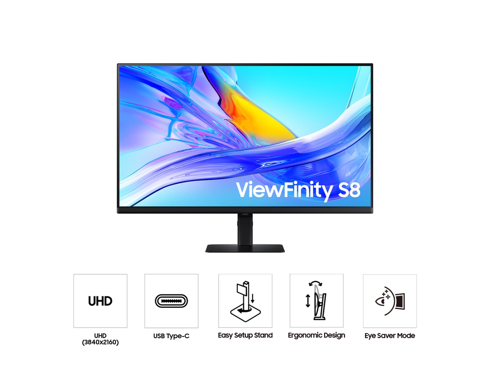 Samsung 27'' Monitor ViewFinity LS27D800UAUXXU (Has 1 Dust Spec On The Screen) (Refurbished B-Grade)