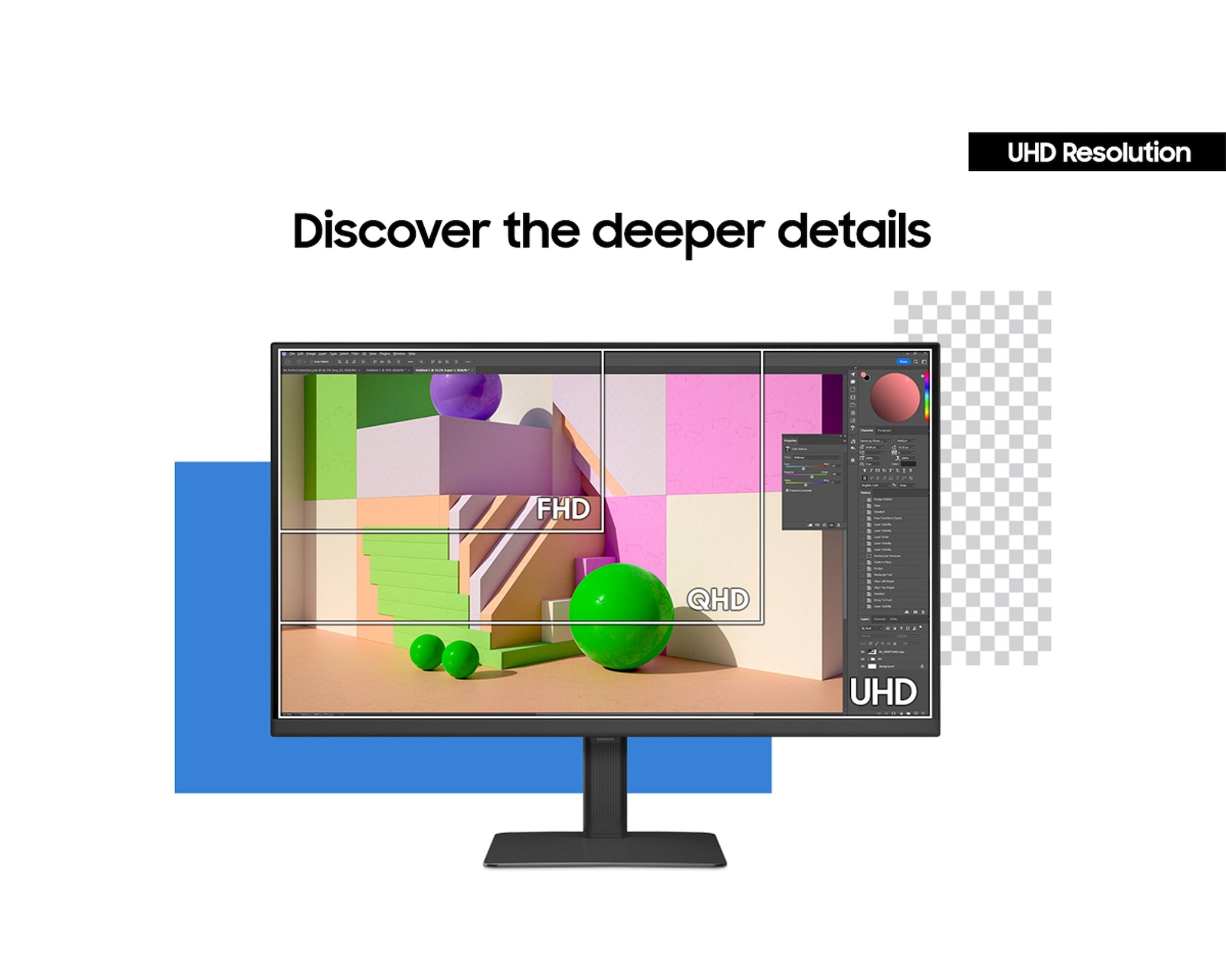 Samsung 27'' Monitor ViewFinity LS27D800UAUXXU (Has 1 Dust Spec On The Screen) (Refurbished B-Grade)