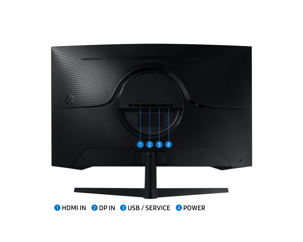 Samsung 27'' Curved Gaming Monitor LS27CG552EUXXU (Has 1 Dust Spec On Screen) (New / Open Box)