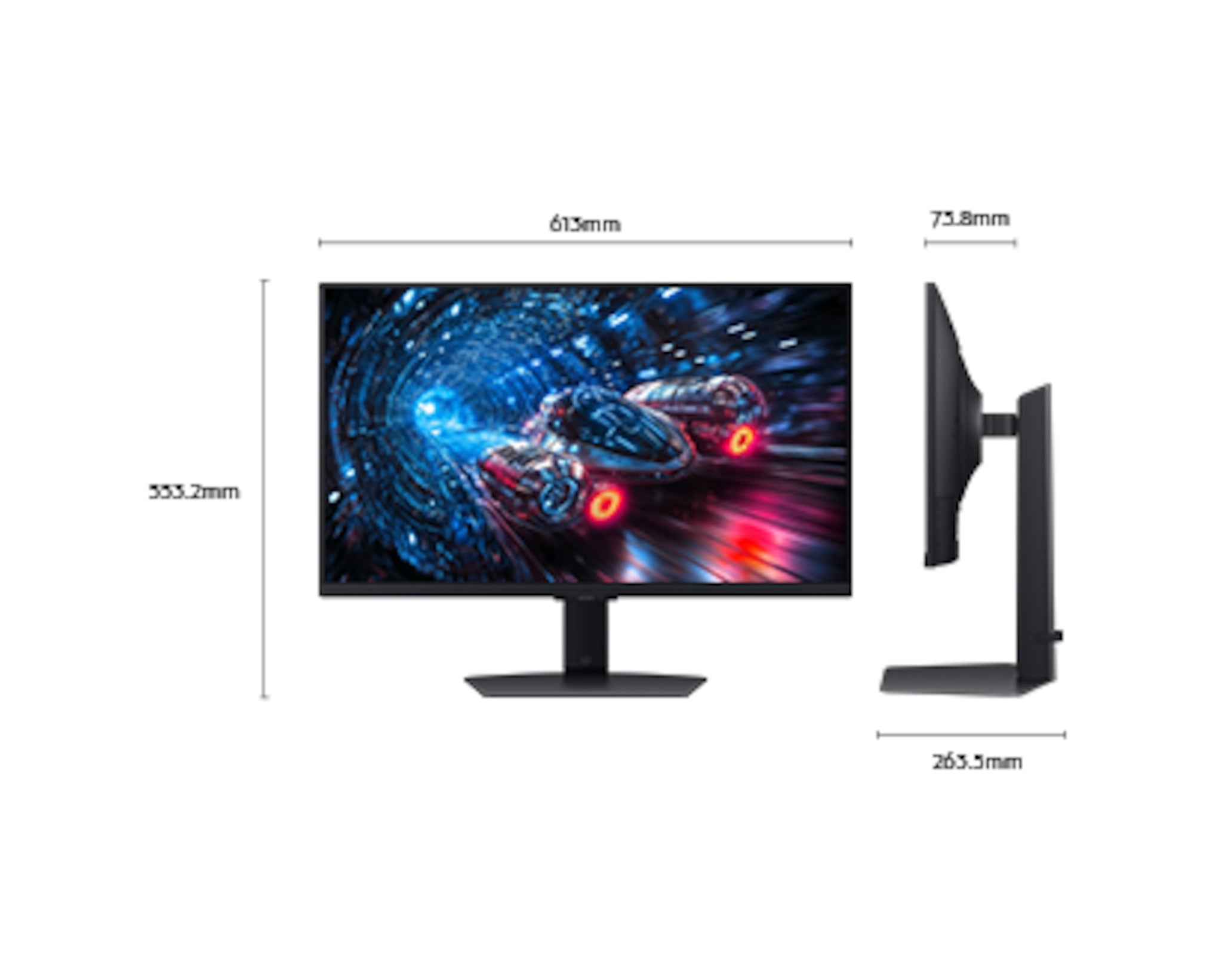 Samsung 27'' Gaming Monitor Odyssey G7 G70F 4K Dual Mode 360Hz LS27FG702EUXXU (Refurbished B-Grade)