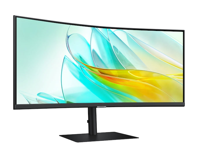 Samsung 34'' Curved Monitor With KVM Switch ViewFinity WQHD USB-C LS34C652UAUXXU (Renewed)