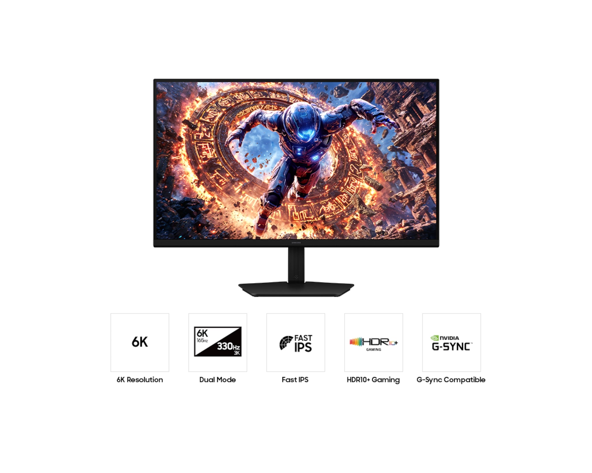 Samsung 32'' Gaming Monitor 330Hz LS32HG806ESXXU (Has Faint Lines On The Screen) (Refurbished B-Grade)