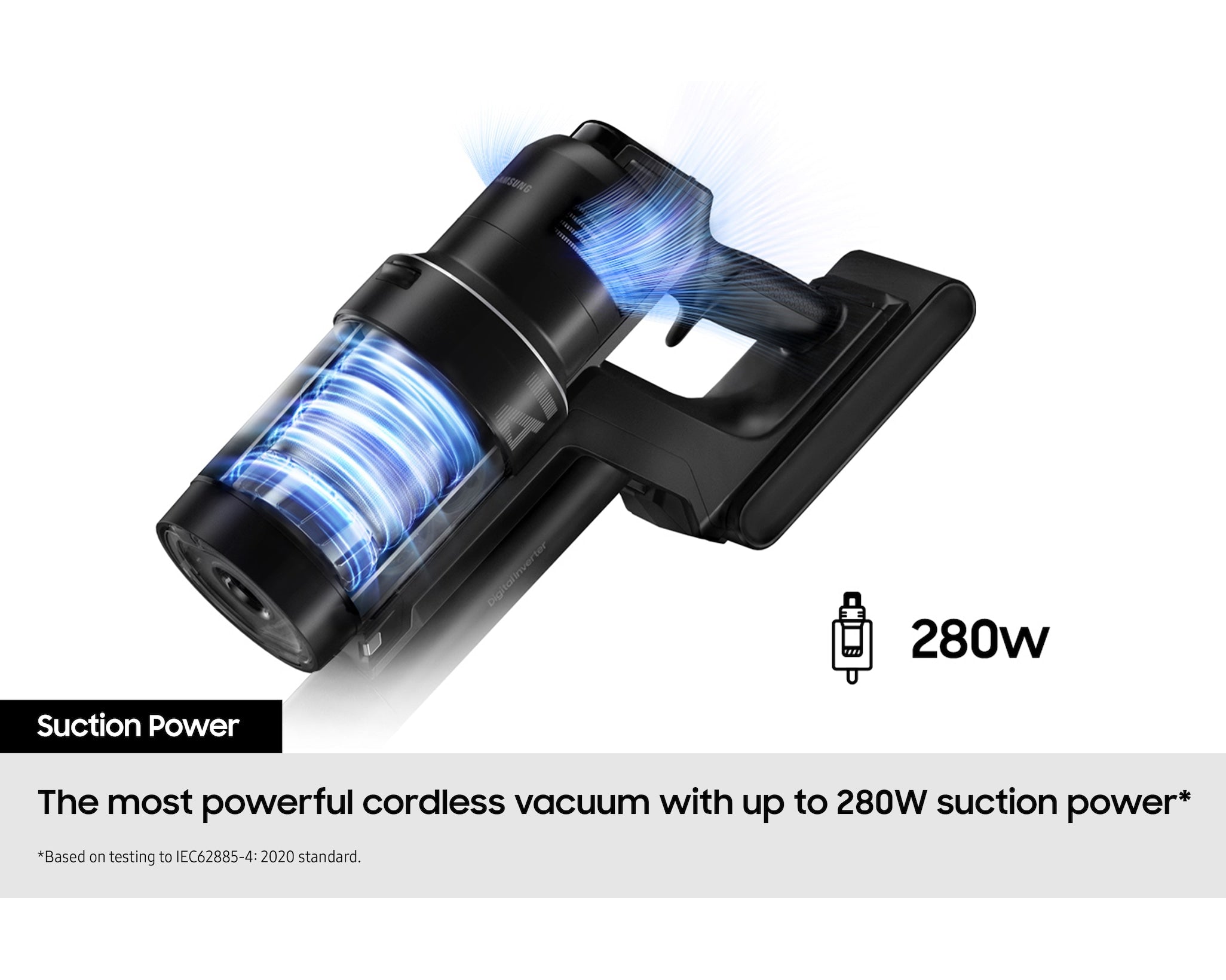 Samsung Vacuum Cleaner Bespoke AI Jet Lite Pro Extra Stick 280W VS80F28DGS/EU (New)