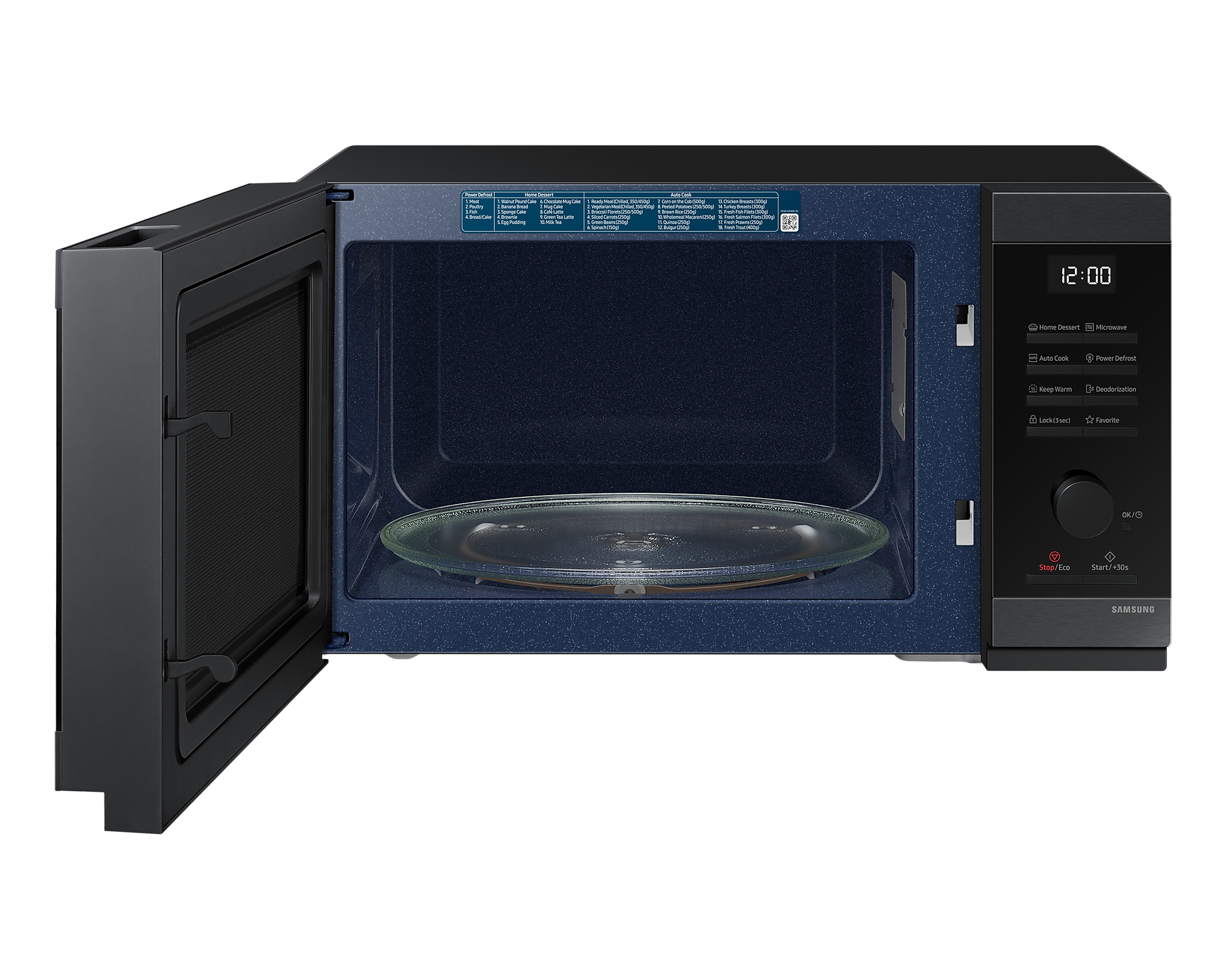 Samsung Solo Microwave Oven 32L Large Capacity Steam MS32DG4504GGE3 (Renewed)