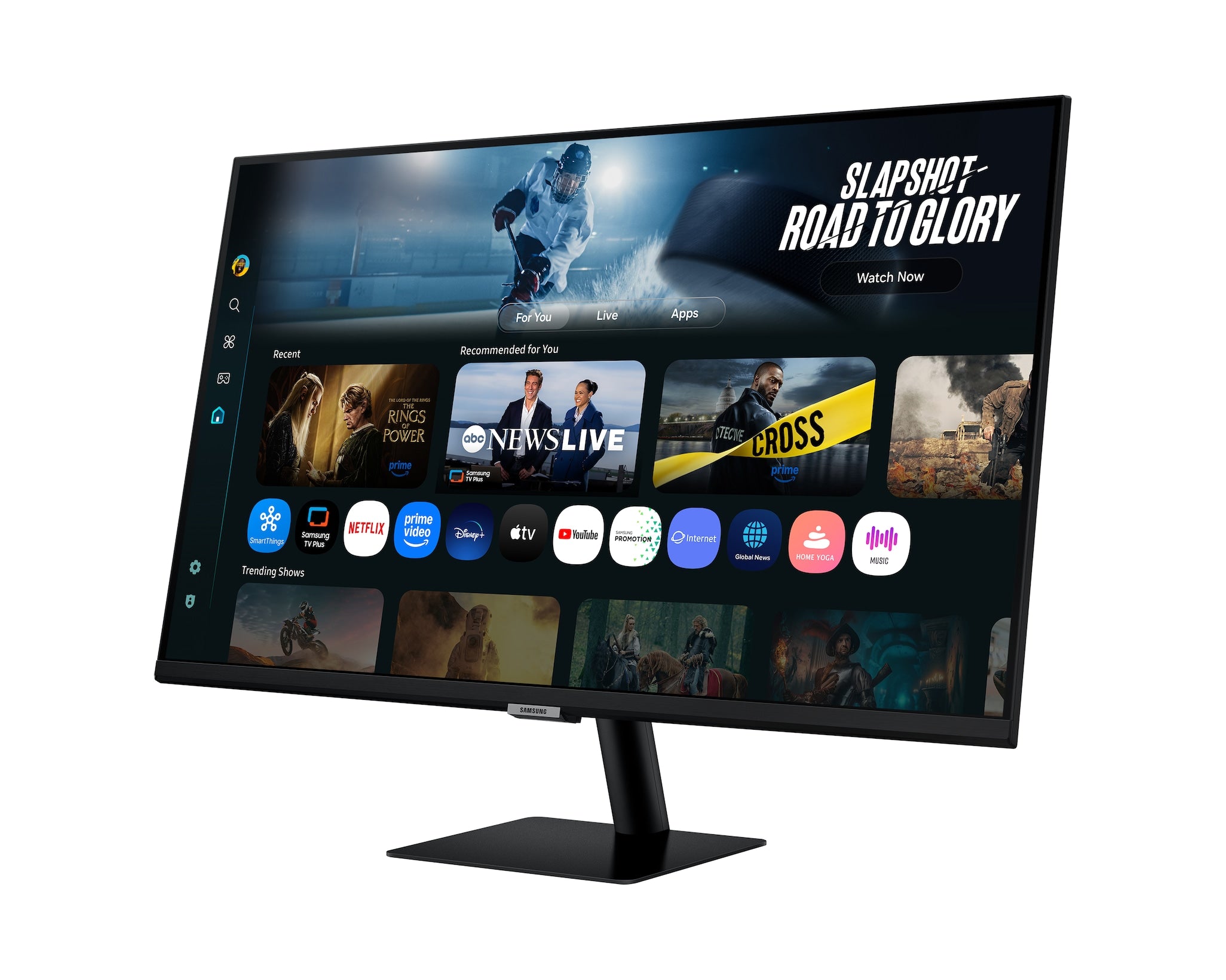 Samsung 32'' Monitor Speakers LS32FM702UUXXU (Has 3 Dust Spec On The Screen) (Renewed)