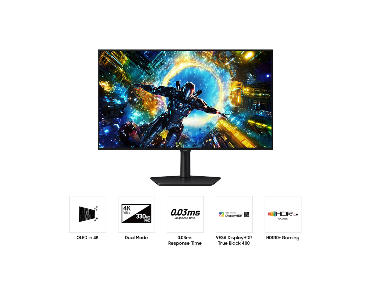 Samsung 32'' Gaming Monitor Odyssey OLED G7 G73SH UHD 330Hz LS32HG732SUXXU (Renewed)