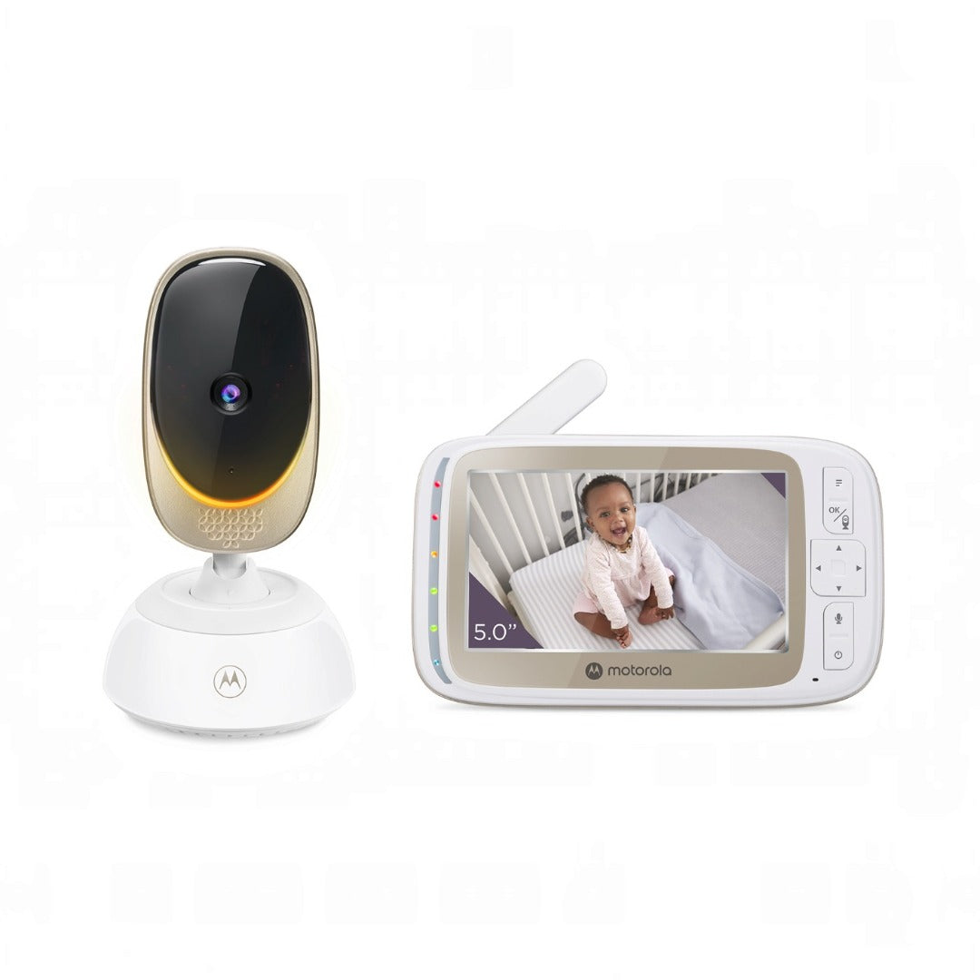 Motorola 5.0'' Wi-Fi Video Baby Monitor With Mood Light Infrared Night Vision (Refurbished B-Grade)