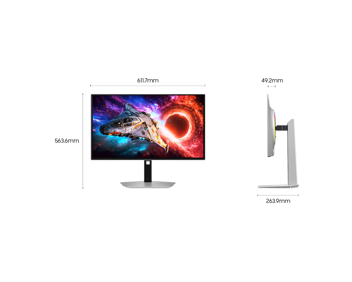 Samsung 27'' Gaming Monitor Odyssey OLED G8 G80SH 4K 240Hz LS27HG802SUXXU (Renewed)