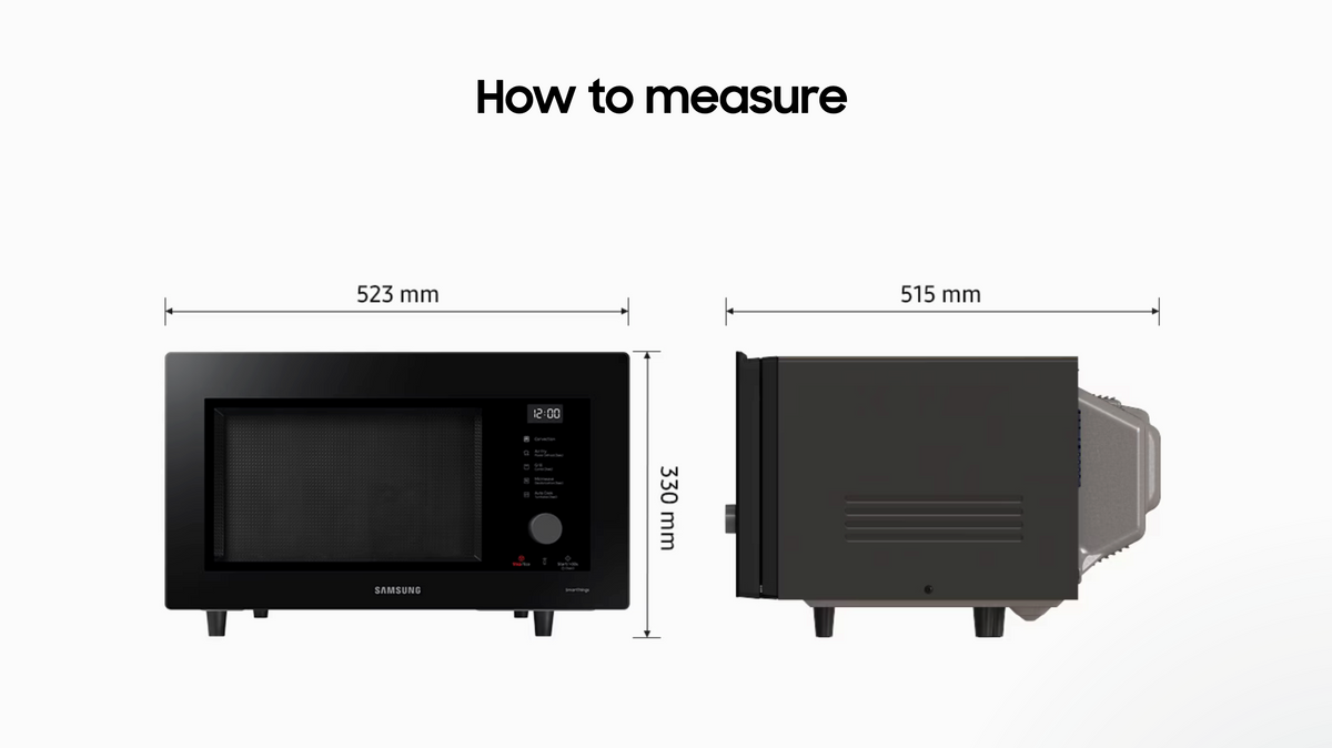 Samsung Combi Smart Microwave Oven 32L Air Fry MC32DG7646CKE3 (Has Dent On Top) (Renewed)