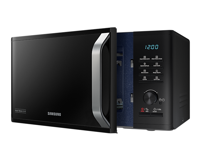 Samsung Microwave Oven Heat Grill 23L MG23K3575AK/EU (Has Damage To Chassis) (Renewed)