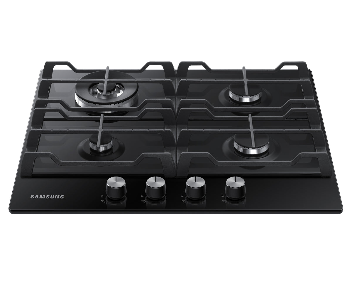 Samsung Gas Hob 60cm 4 Burner Triple Crown Black Glass NA64H3031AK/O1 (New)