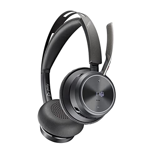 Poly Voyager Focus 2 UC USB-C/A Headset Active Noise Cancelling Dual?Ear (New)