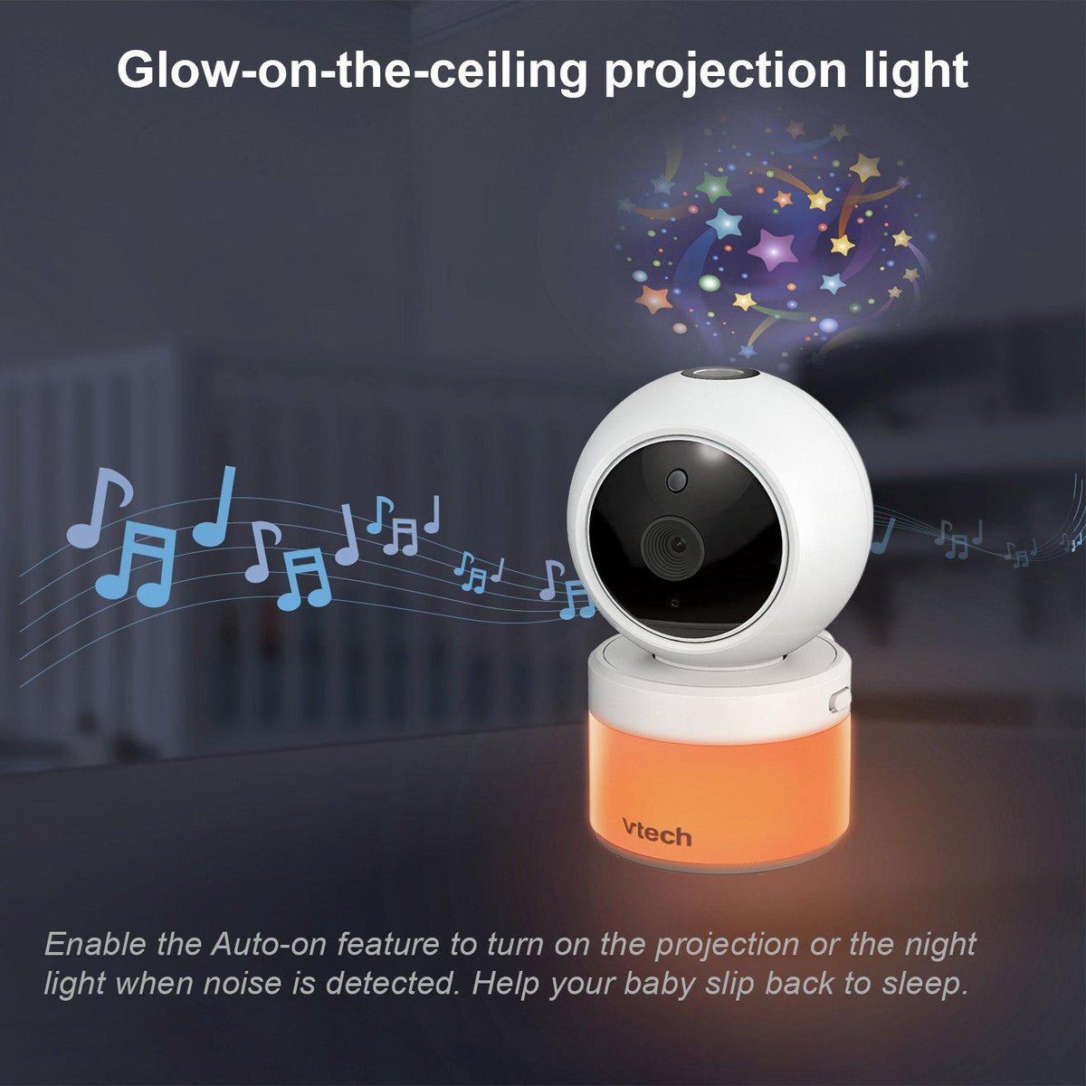 VTech Video Baby Monitor VM5463 5'' Pan Tilt Night Light And Projection (Refurbished B-Grade)
