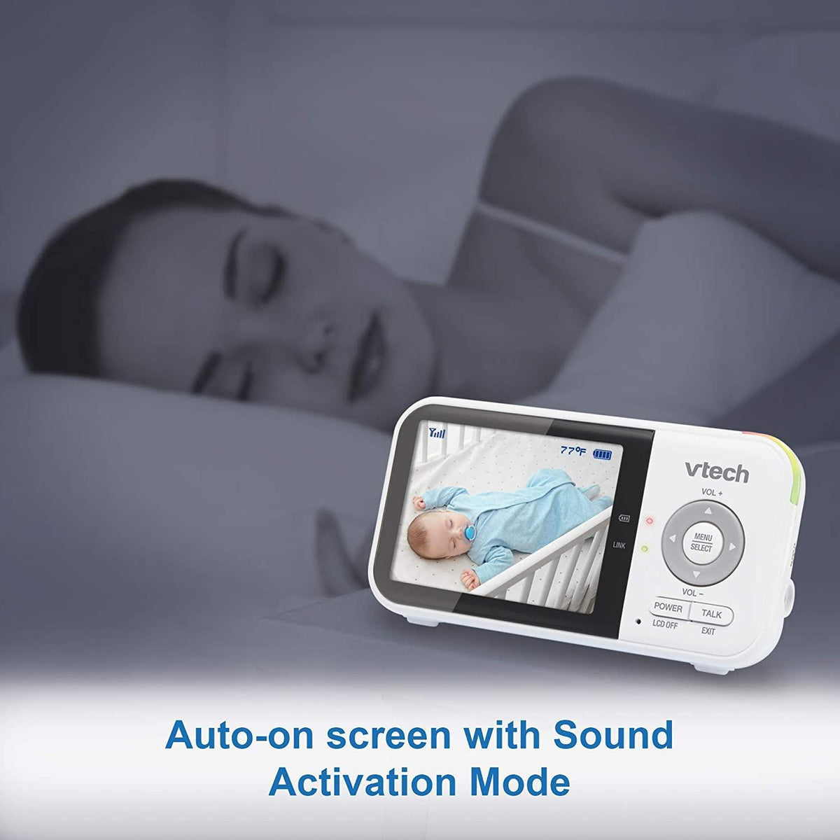VTech Digital Video Baby Monitor VM819 2.8'' High- Resolution Colour LCD Display (Refurbished B-Grade)