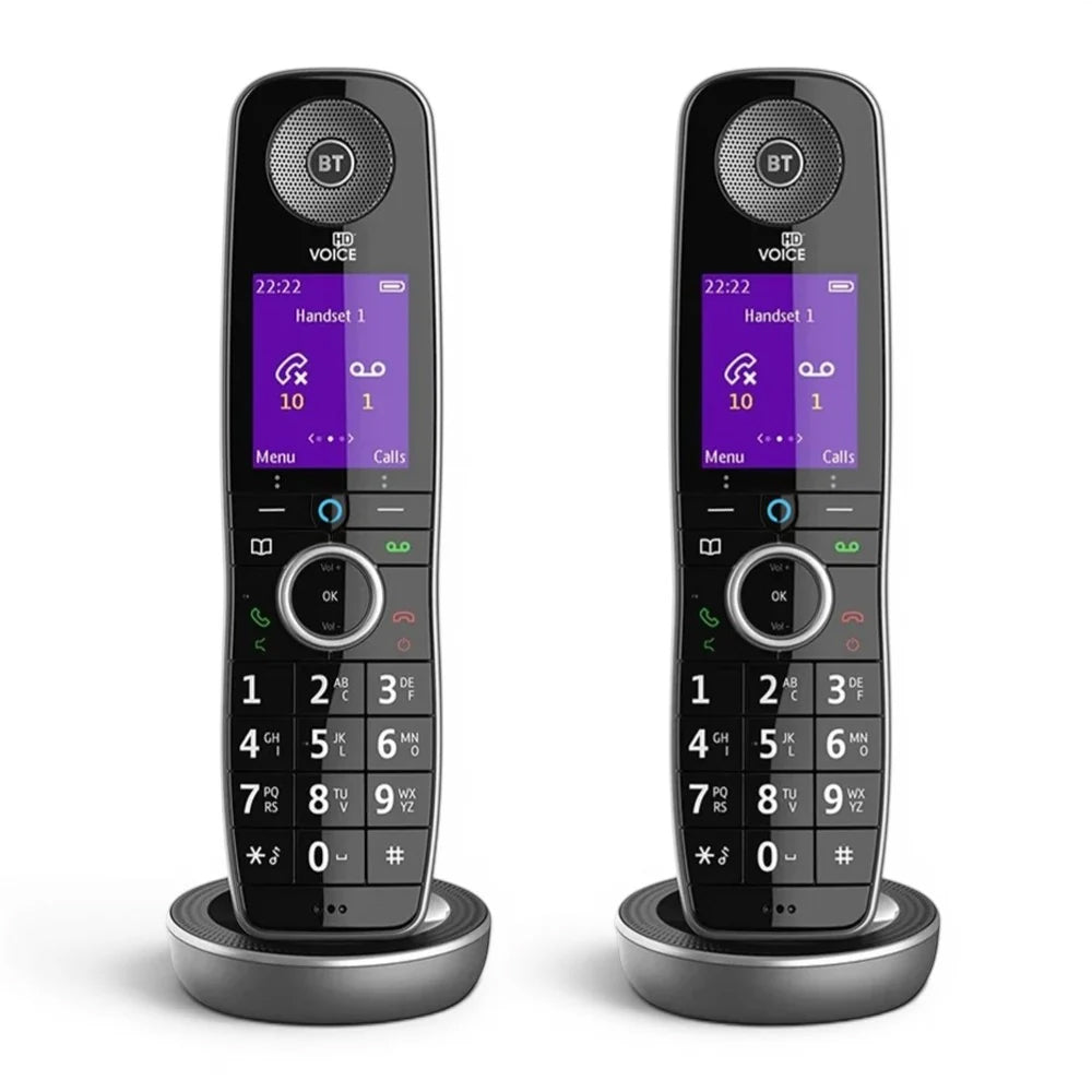 BT Digital Voice Advanced Twin Cordless Home Phone With Alexa Built-In (New)