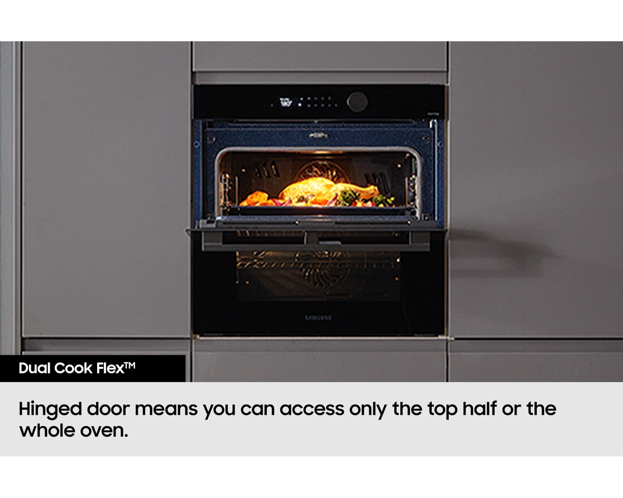 Samsung 76L Series 5 Smart Oven With Dual Cook Flex And Air Fry NV7B5740TAS/U4 (New)