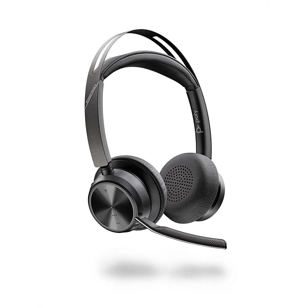 Poly Voyager Focus 2 UC USB-C/A Headset Active Noise Cancelling Dual?Ear (New)