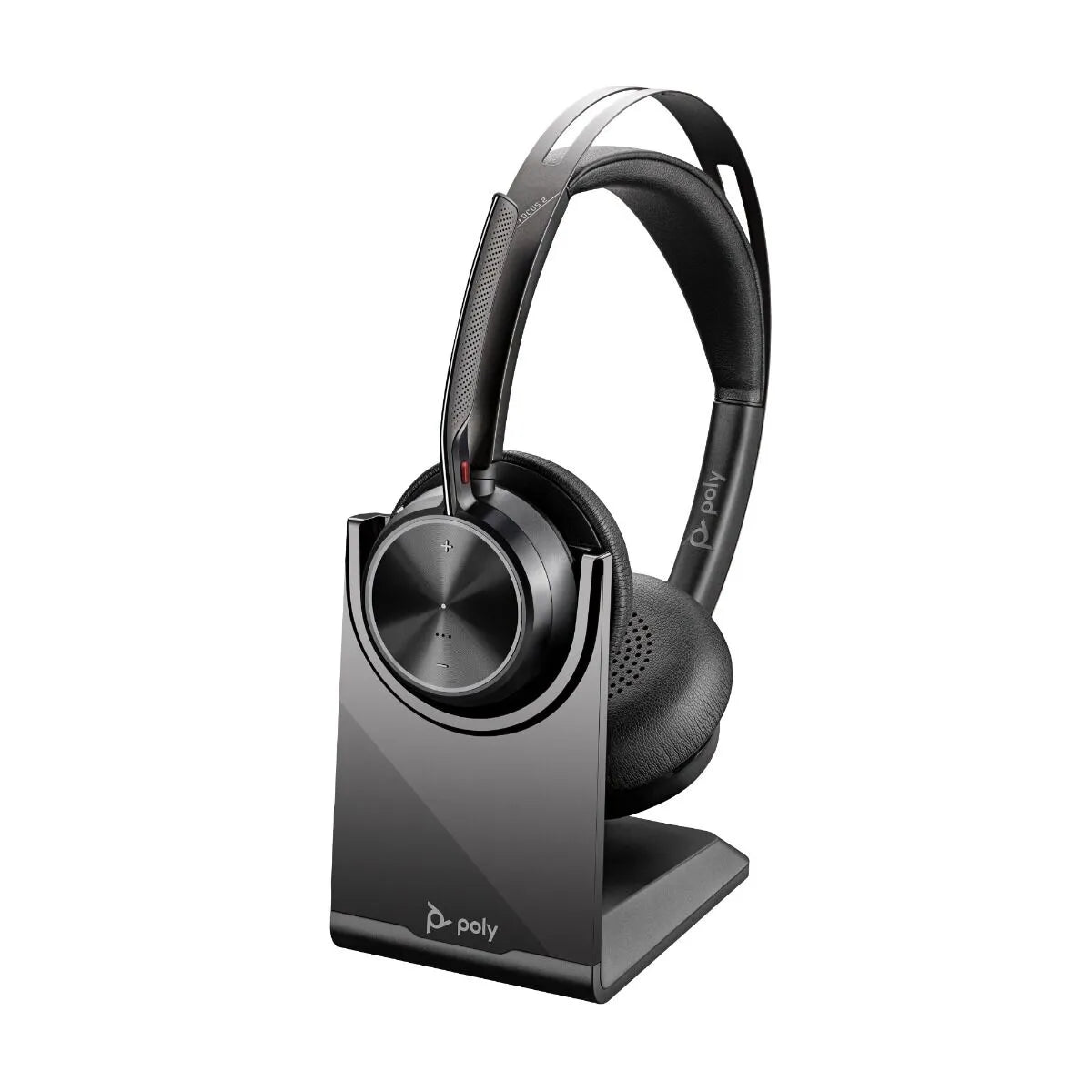 Poly Voyager Focus 2 UC USB-(A&C) Headset Active Noise Cancellation - Inc Stand (New)