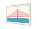Samsung 65'' Bevelled White Customisable Bezel For The Frame TV (2021) (New)