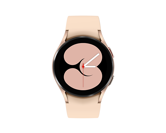 Samsung Galaxy Watch 4 LTE 4G Bluetooth Wi-Fi GPS Aluminum 40 mm Pink Gold (Renewed)