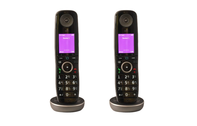 BT Digital Voice Advanced Twin Cordless Home Phone With Alexa Built-In (Renewed)