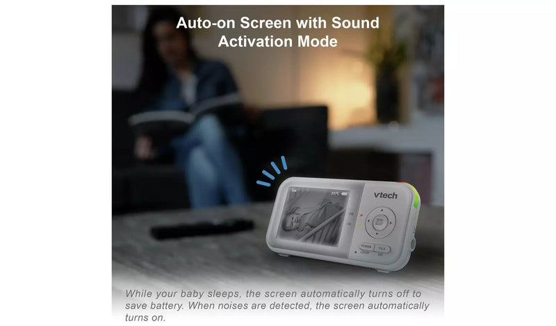 VTech VM3263 2.8'' Video Baby Monitor With Night Light Pan & Tilt (Refurbished B-Grade)