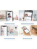 VTech RM2751 2.8'' Smart Video Baby Monitor Night Vision 1080p White (Refurbished B-Grade)