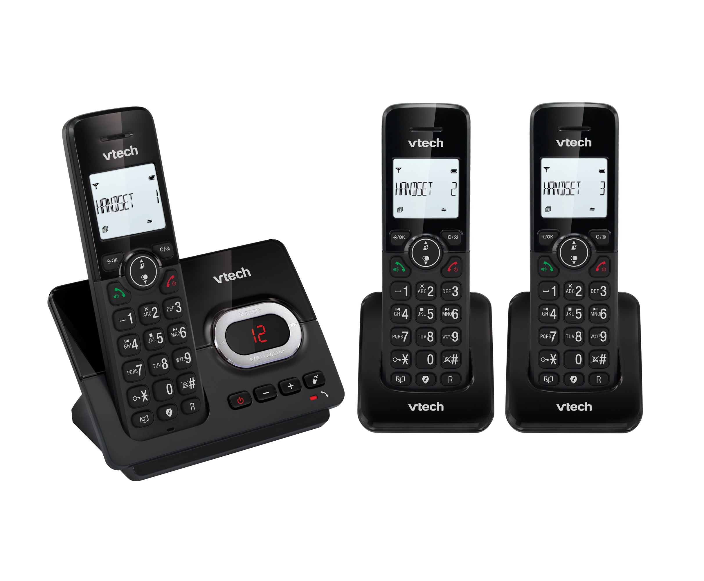 VTech Phone CS2052 Trio Digital Cordless Home Telephone Caller ID DECT (Refurbished B-Grade)