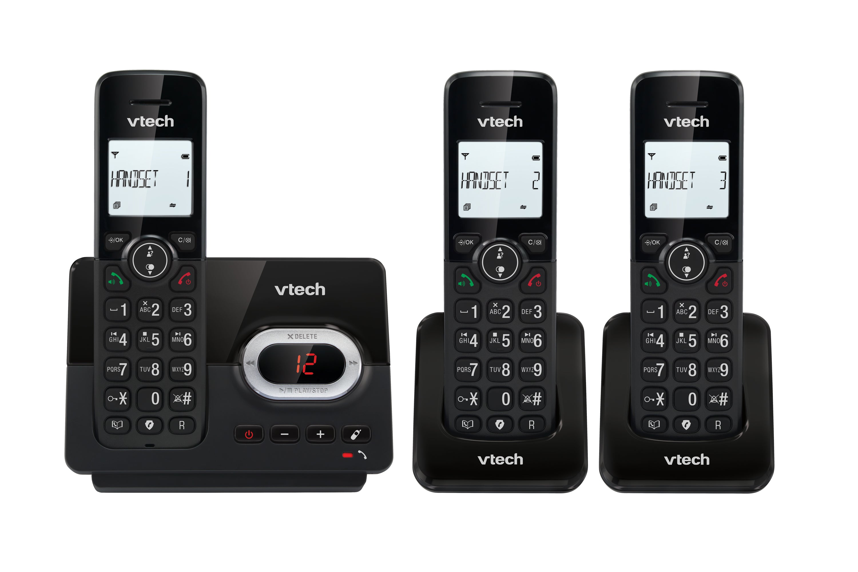 VTech Phone CS2052 Trio Digital Cordless Home Telephone Caller ID DECT (Refurbished B-Grade)