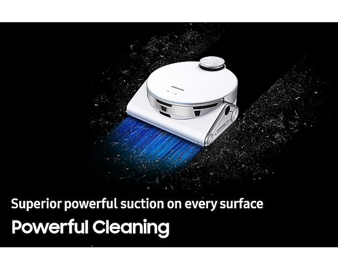 Samsung Robot Vacuum Cleaner Jet Bot AI+ Built-In Clean Station VR50T95735W/EU (New)