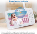 VTech LM808-1W Video Baby Monitor 5'' Screen Temperature Sensor Lullabies (Renewed)
