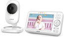 VTech LM808-1W Video Baby Monitor 5'' Screen Temperature Sensor Lullabies (Renewed)