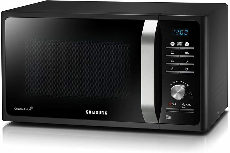 Samsung Solo Microwave Oven Healthy Cooking 800W 23L Black MS23F301TAK/EU (Renewed)