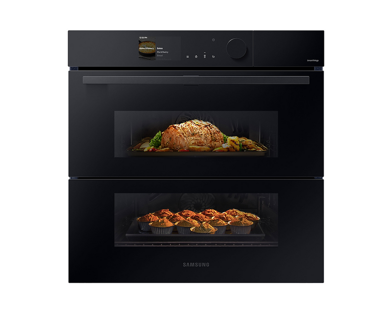 Samsung 76L Oven With Dual Cook Flex Bespoke Series 6 Black Glass NV7B6785JAK/U4 (New / Open Box)