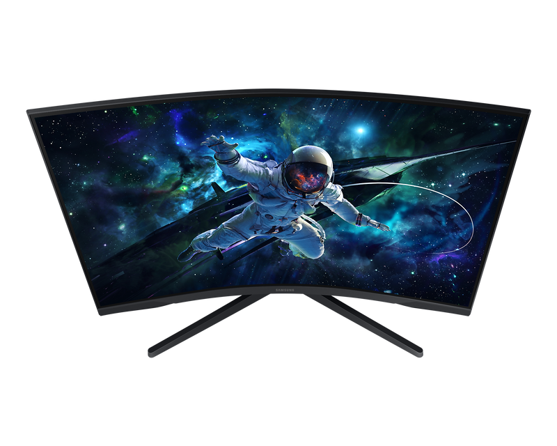 Samsung 32'' Curved Gaming Monitor Odyssey G55C 2560x1440 165Hz LS32CG552EUXXU (Renewed)