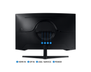 Samsung 27'' Curved Gaming Monitor Odyssey G55C 2560x1440 165Hz LS27CG552EUXXU (New)