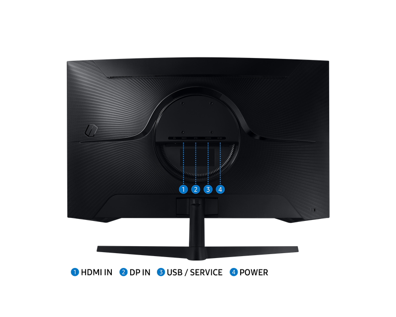Samsung 27'' Curved Gaming Monitor Odyssey G55C 2560x1440 165Hz LS27CG552EUXXU (New / Open Box)