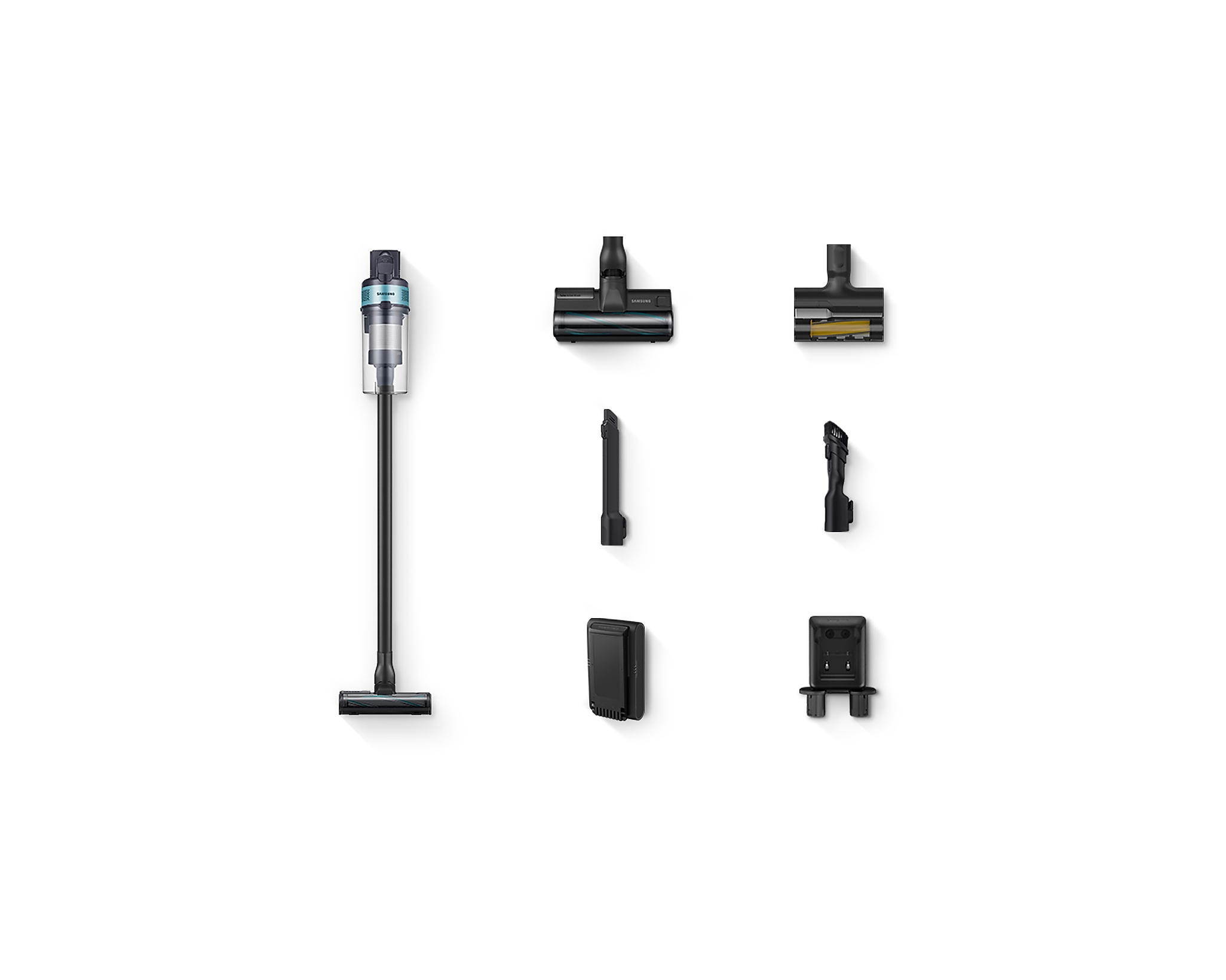 Samsung Jet 75E Pet 200W Cordless Stick Vacuum Cleaner Pet Tool VS20B75AGR1/EU (Renewed)