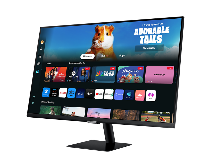 Samsung 27'' Smart Monitor M50D FHD With Speakers and Remote LS27DM500EUXXU (New / Open Box)